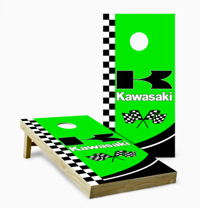 Kawasaki Cornhole Set with Bags - Custom Cornhole, LLC