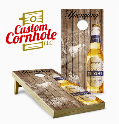 Yuengling Flight Cornhole Set with Bags - Custom Cornhole, LLC