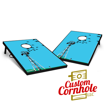 Tailgate Crop Crows Cornhole Set with Bags - Custom Cornhole, LLC