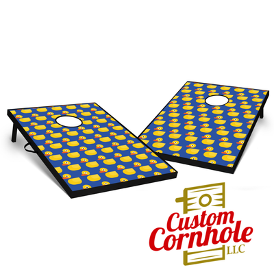 見本用ガーランド／Sample② Tailgate Rubber Duck Cornhole Set with Bags - Custom Cornhole, LLC