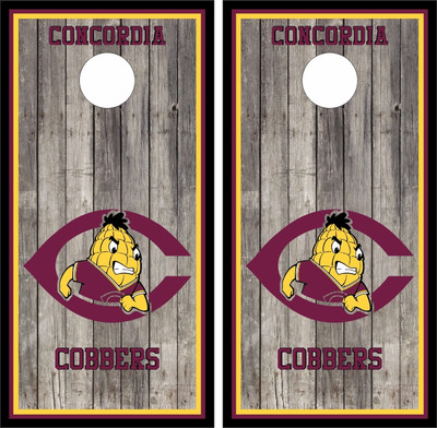 Concordia Cobbers Version 2 Cornhole Wraps - Set of 2 - Custom