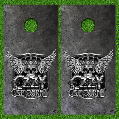 Ozzy Osbourne Version 2 Cornhole Wraps - Set of 2 - Custom