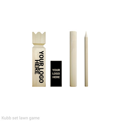 Custom Kubb Game | Branded Viking Lawn Game Set