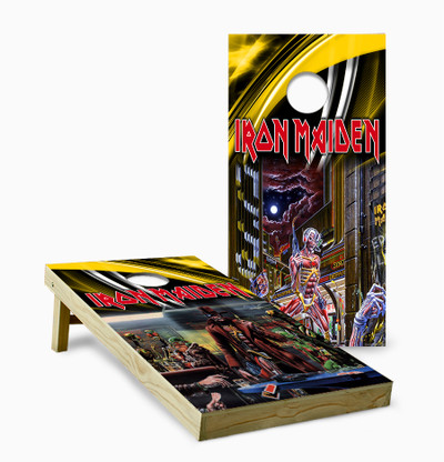 Iron Maiden Cornhole Boards – Heavy Metal Eddie Set