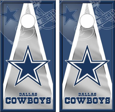 Dallas Cowboys Version 4 Cornhole Set with Bags - Custom Cornhole, LLC