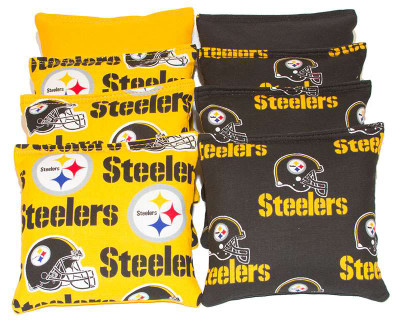 Pittsburgh Steelers NFL Desktop Mini Cornhole Boards/ Beanbags