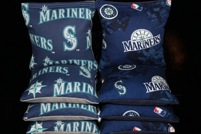 Seattle Mariners Cornhole Bags - Set of 8 - Custom Cornhole, LLC