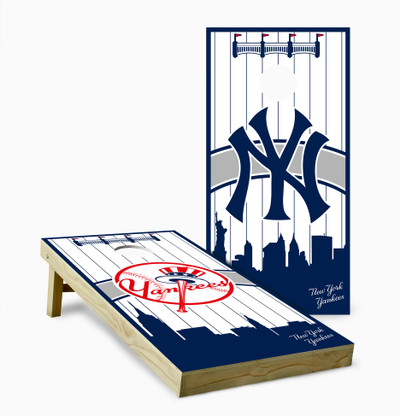 New York Yankees Version 7 Cornhole Set with Bags - Custom