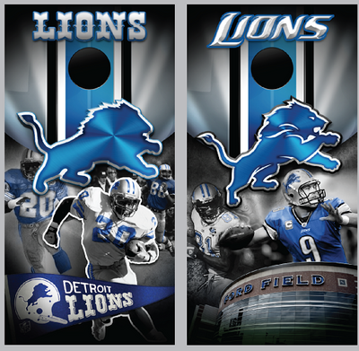 Detroit Lions Cornhole