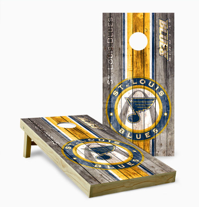 St. Louis Blues Cornhole Set with Bags - Custom Cornhole, LLC