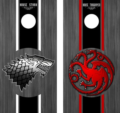 Game of Thrones Version 3 Cornhole Wraps - Set of 2 - Custom