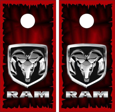 Los Angeles Rams Version 3 Cornhole Wraps - Set of 2