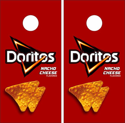 Doritos Nacho Cheese Cornhole Wraps - Set of 2 - Custom Cornhole, LLC