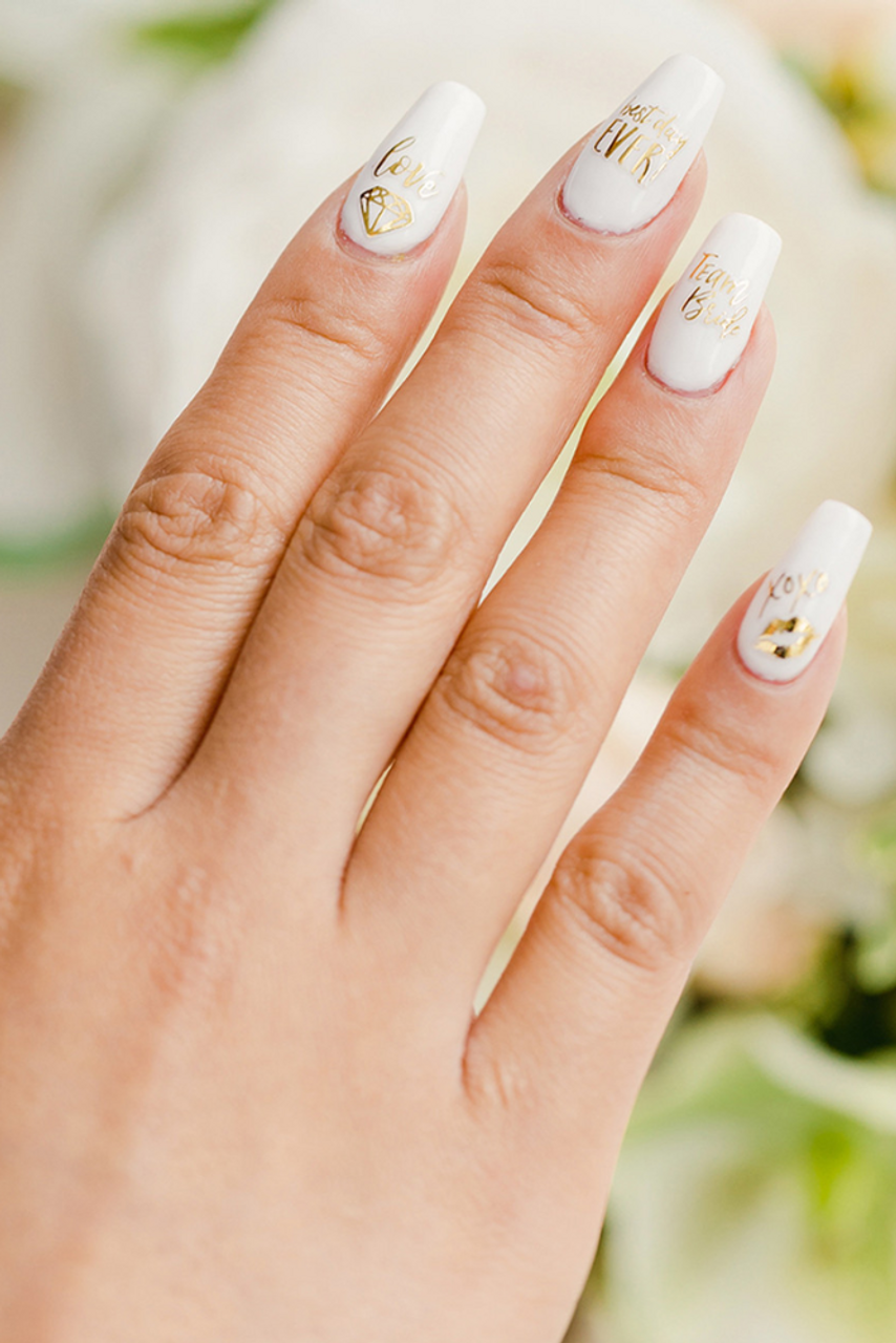 White Opal Milk Nails - Glossy or Matte | The Nailest