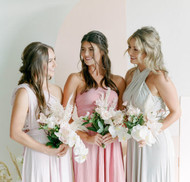 How To Customize, Refresh and Upcycle Mismatched Bridesmaid Dresses with Rit Dye