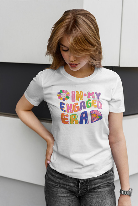 In My Engaged Era T Shirt for Bride to Be