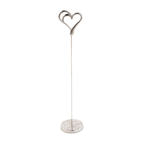Advantage Bridal Double Heart Table Number Holder