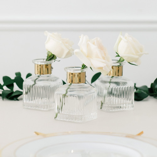 Advantage Bridal Glass Bottle Flower Vase