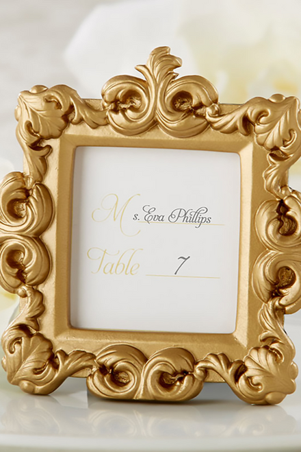 Advantage Bridal Royale Gold Baroque Place / Photo Holder