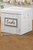 Advantage Bridal Rustic White Wood Card Box