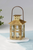 Advantage Bridal Small Vintage Antique Gold Distressed Lantern