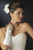 Fingerless white bridal Gloves from Advantage Bridal