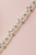 Extra Long 26" Design Ivory Pearl Ribbon Bridal Belt with Crystal Accents