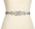 Advantage Bridal Stunning Silver Bridal Belt