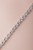 Slender Silver Bridal Belt with Austrian Crystals & Ivory Ribbon