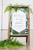 Advantage Bridal Greenery Personalized Welcome Sign