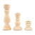 Advantage Bridal Tiered Wood Spindle Taper Candle Holders