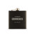 Advantage Bridal Black Hip Flask Wedding Gift