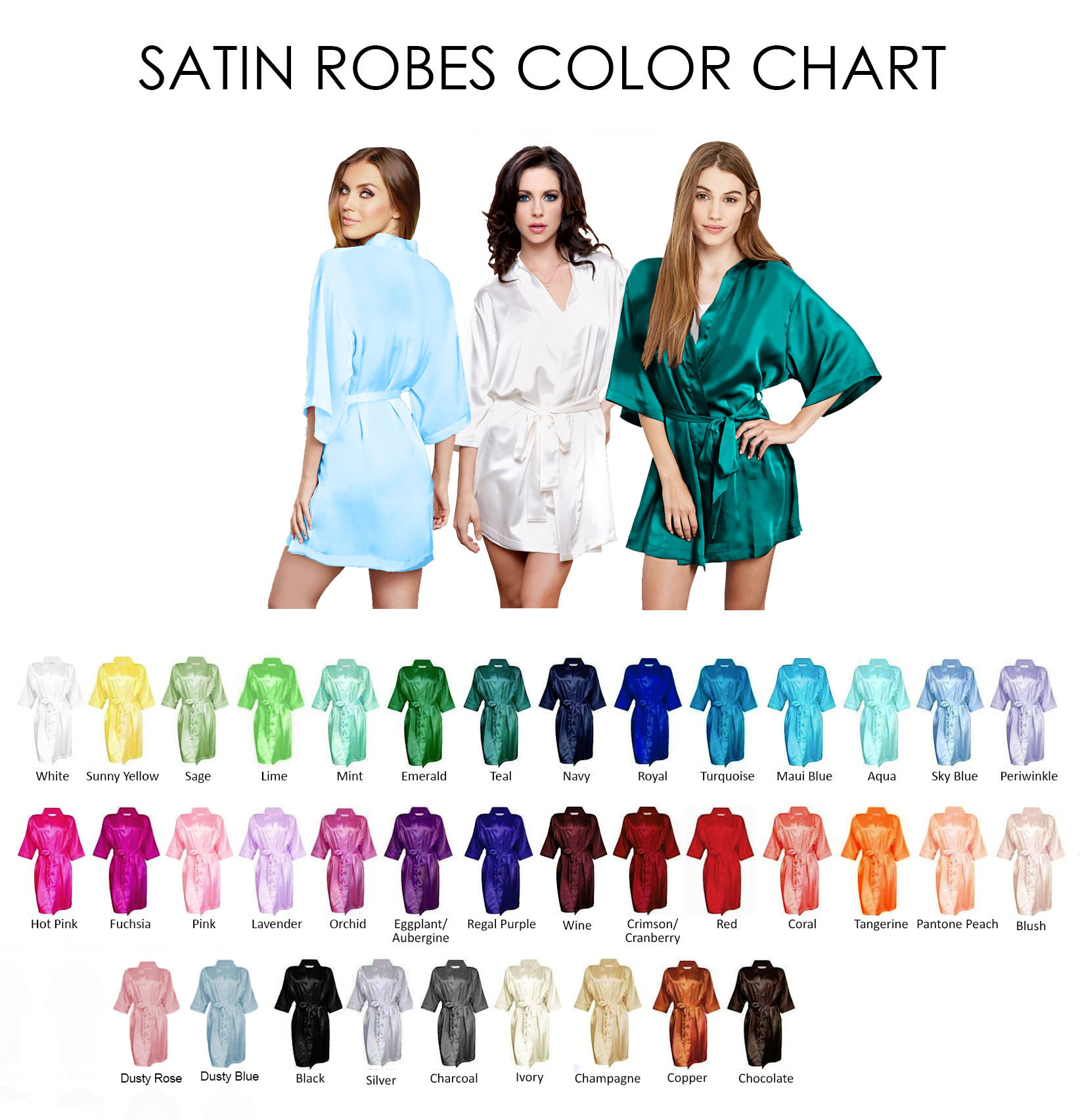Robe Color Chart