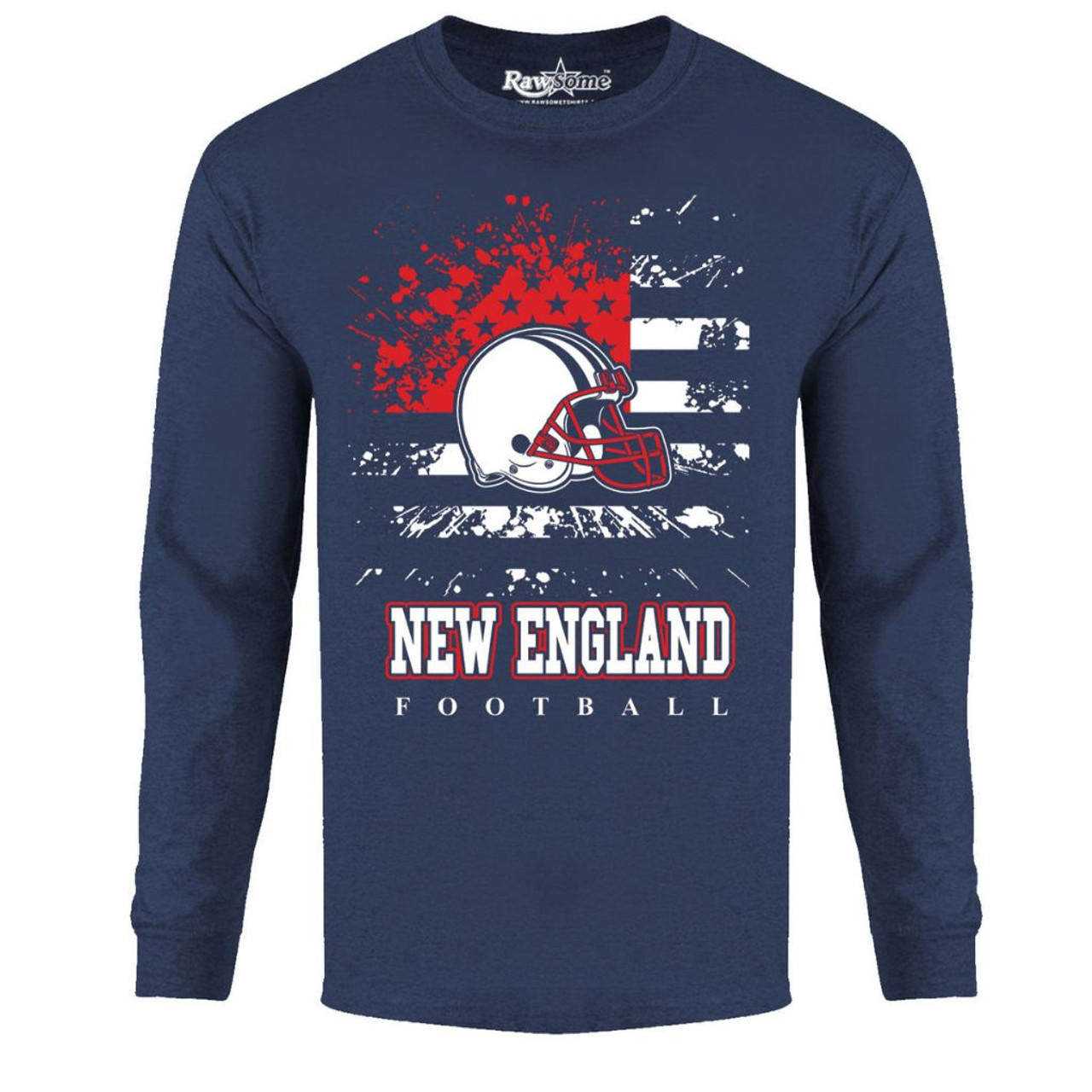Men's Star-Spangled Football Long-Sleeve Shirts product image