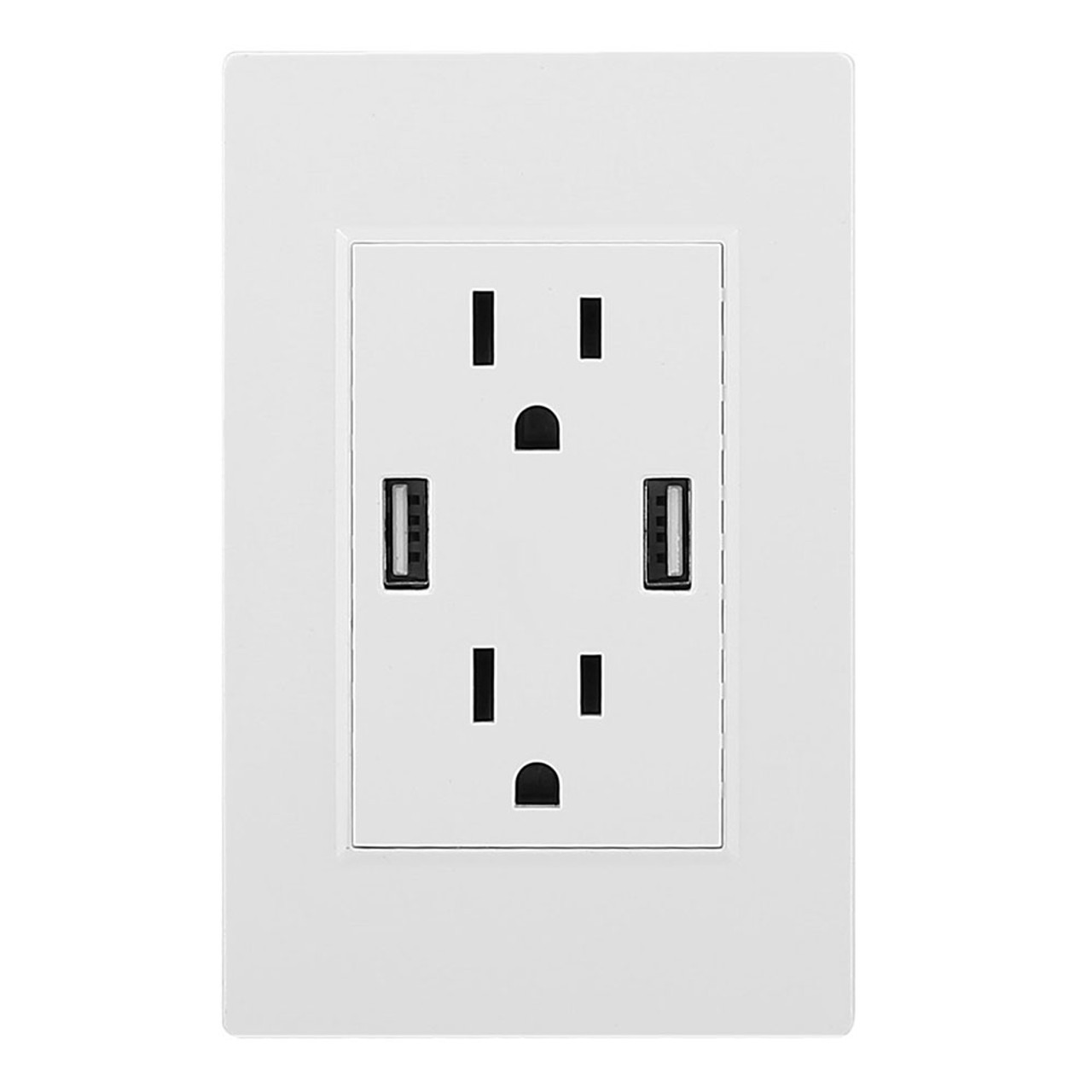 Dual USB Wall Outlet product image