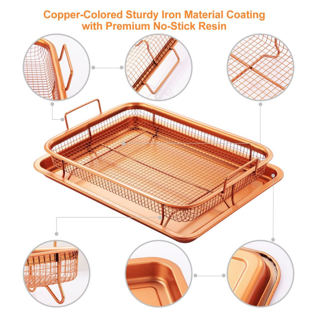 Non-Stick Crisper Basket and Tray Set product image
