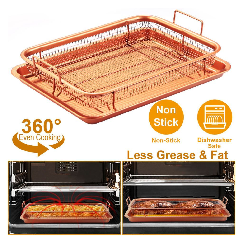 Non-Stick Crisper Basket and Tray Set product image