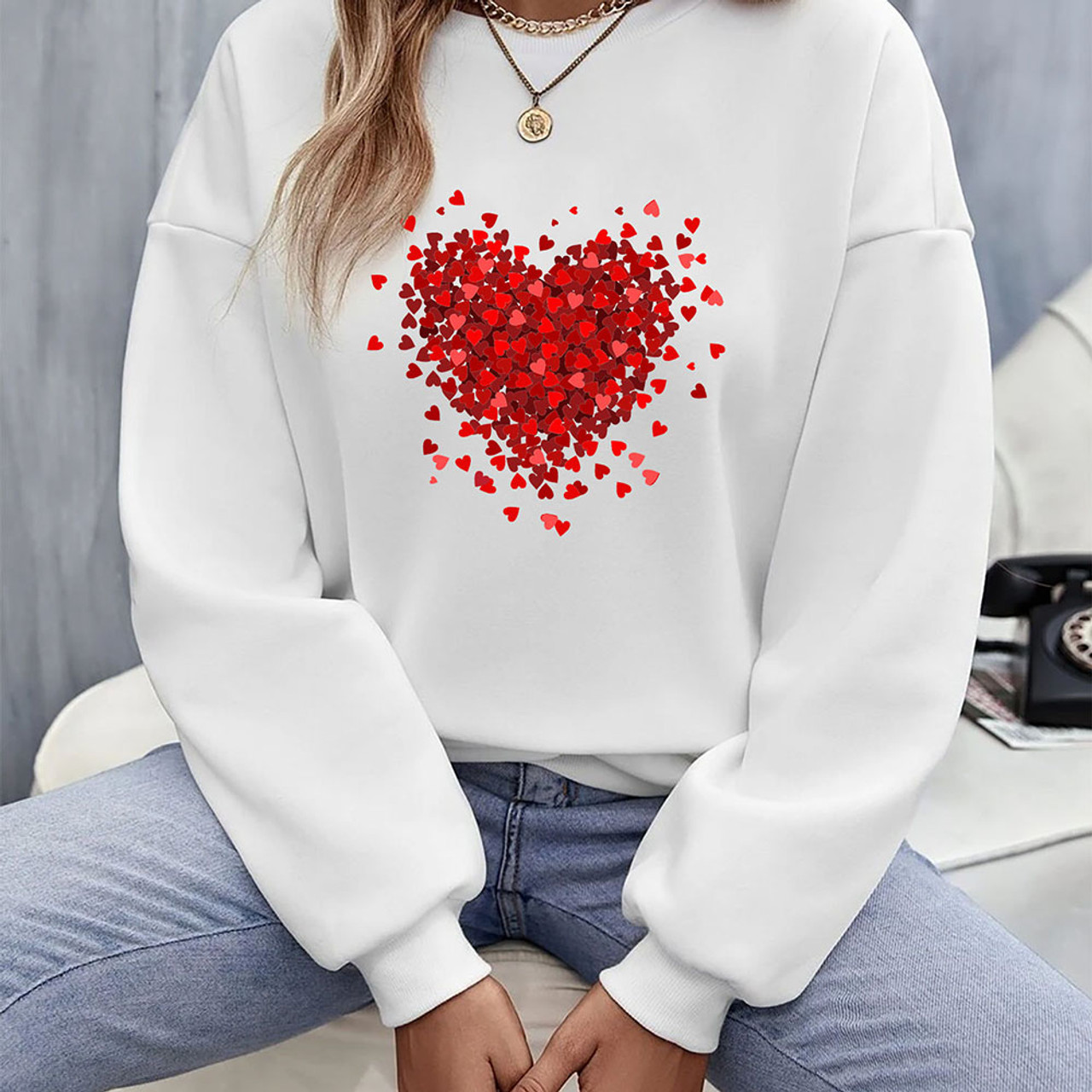 Women's Valentine's Day Sweatshirt product image