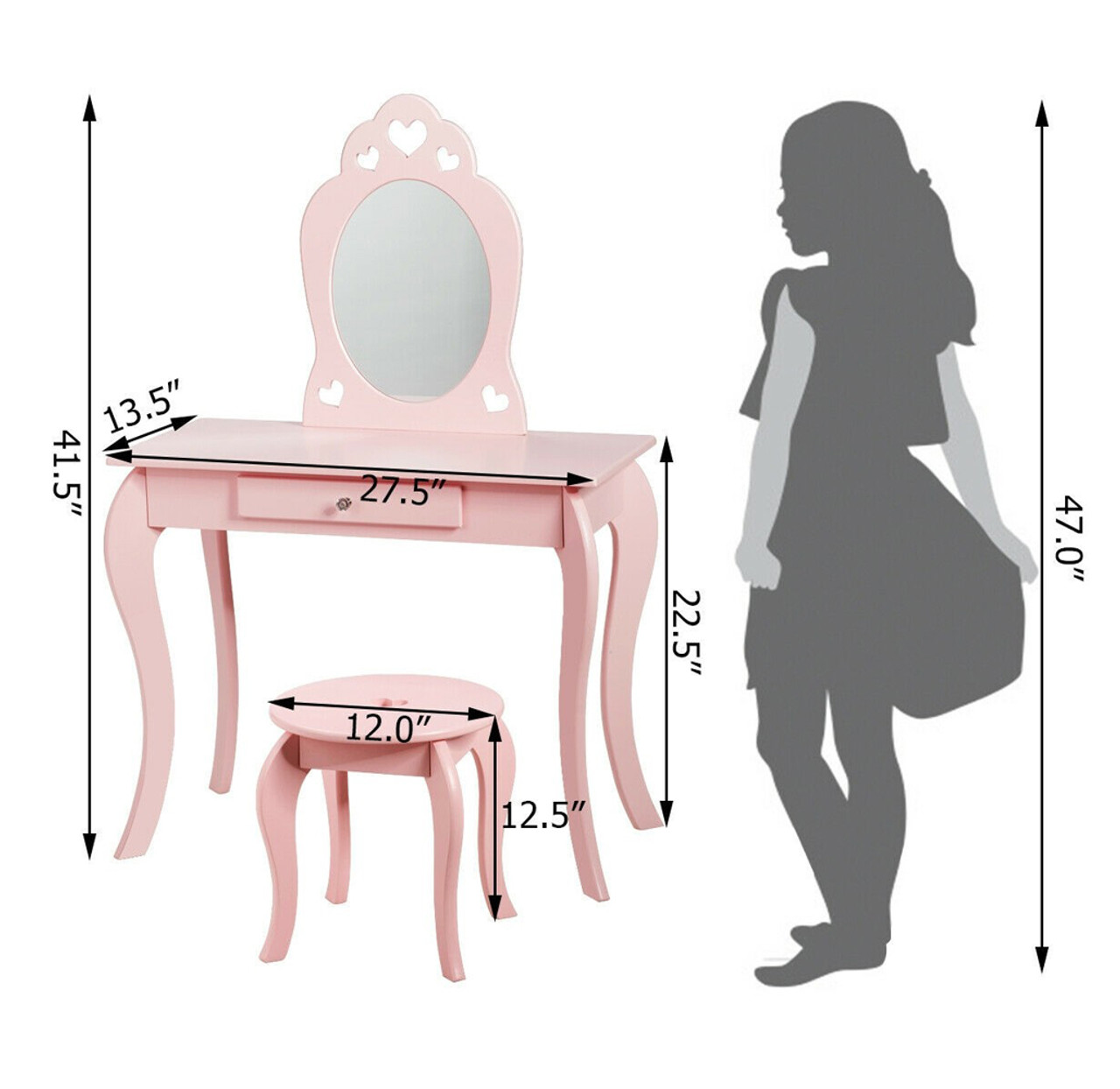 Kids' Princess Dressing Vanity Set product image