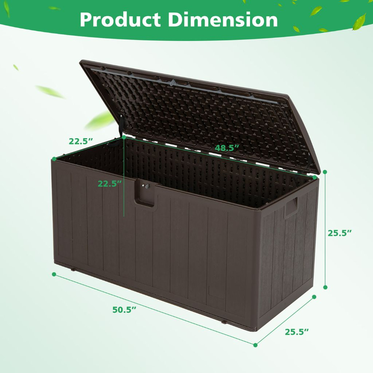 105-Gallon All-Weather Lockable Storage Box product image