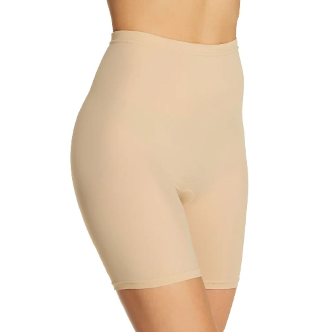 Maidenform Flexees Hi Waist Shorts Shapewear Liner Leggings Beige