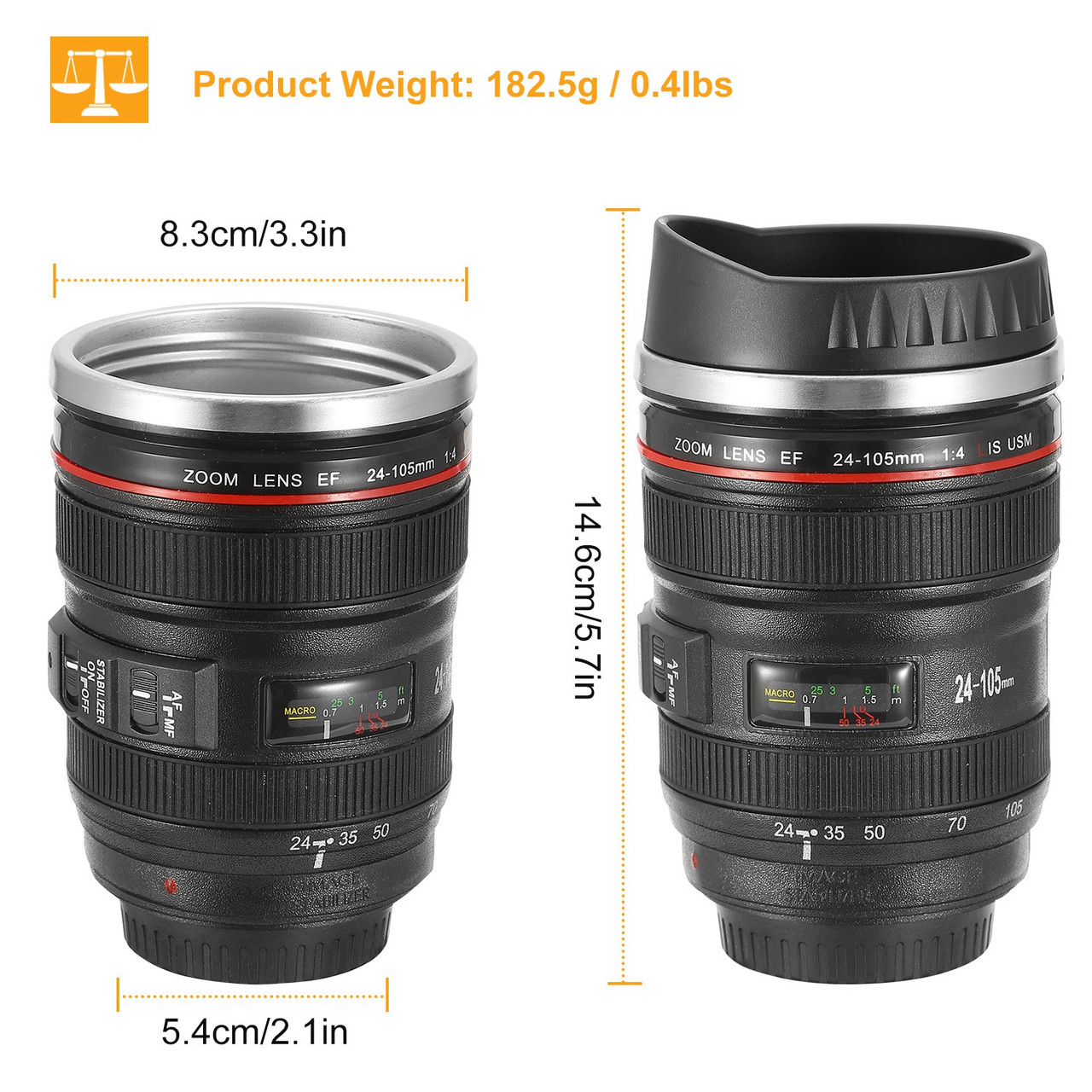 iMounTEK® Camera Lens Coffee Mug product image