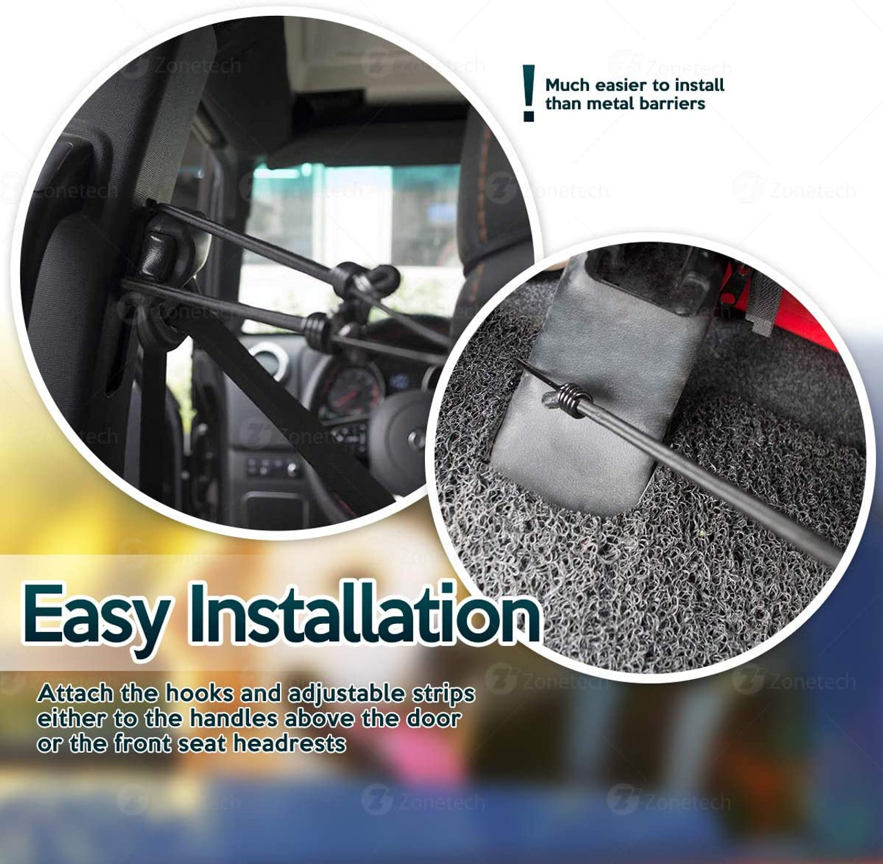 Zone Tech® Universal Vehicle Mesh Pet Barrier product image