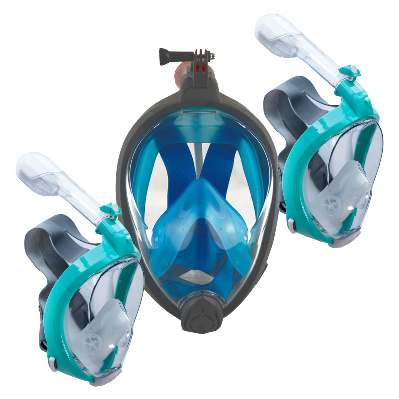 Full-Face Snorkel Mask with Anti-Fog & Anti-Leak Design product image