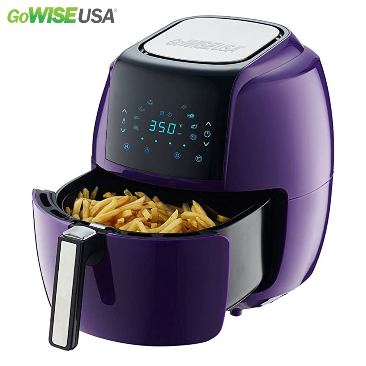 GoWISE USA 3.7-Quart 7-in-1 Programmable Air Fryer with Recipe