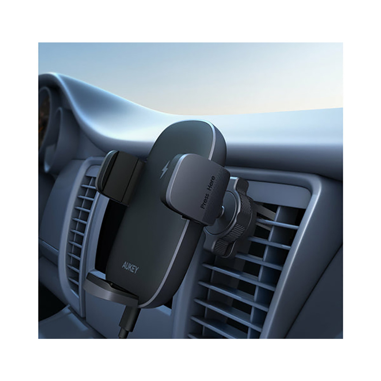 AUKEY® HD C60 Car Vent Mount with Built-in Wireless Charger product image