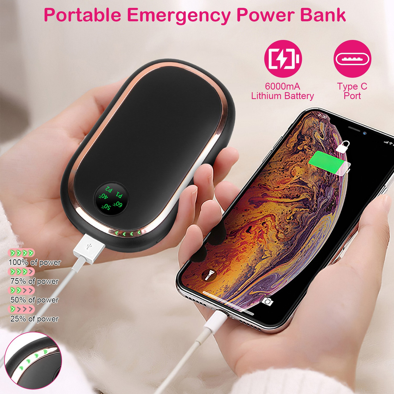 iMounTEK Rechargeable Hand Warmer product image