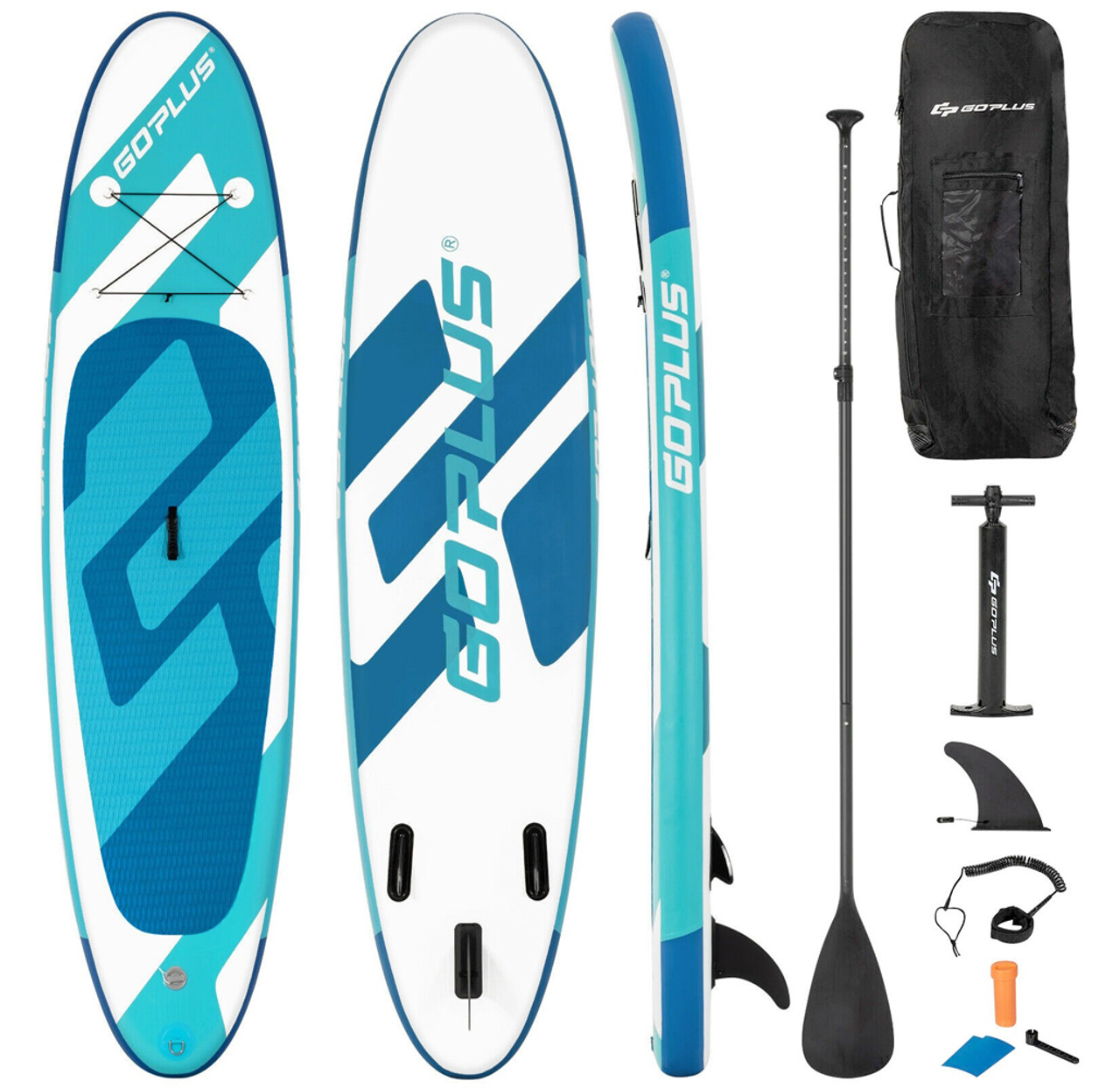 10-Foot Inflatable Stand-Up Paddle Board with Paddle product image