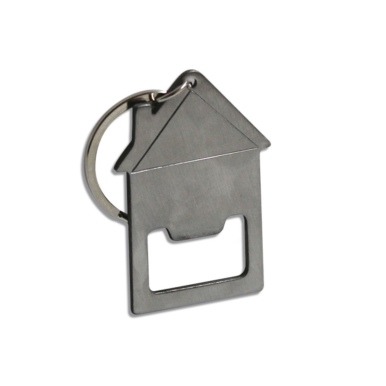 HomeChamps® House-shaped Bottle Opener Metal Key Chain (4-Pack) product image