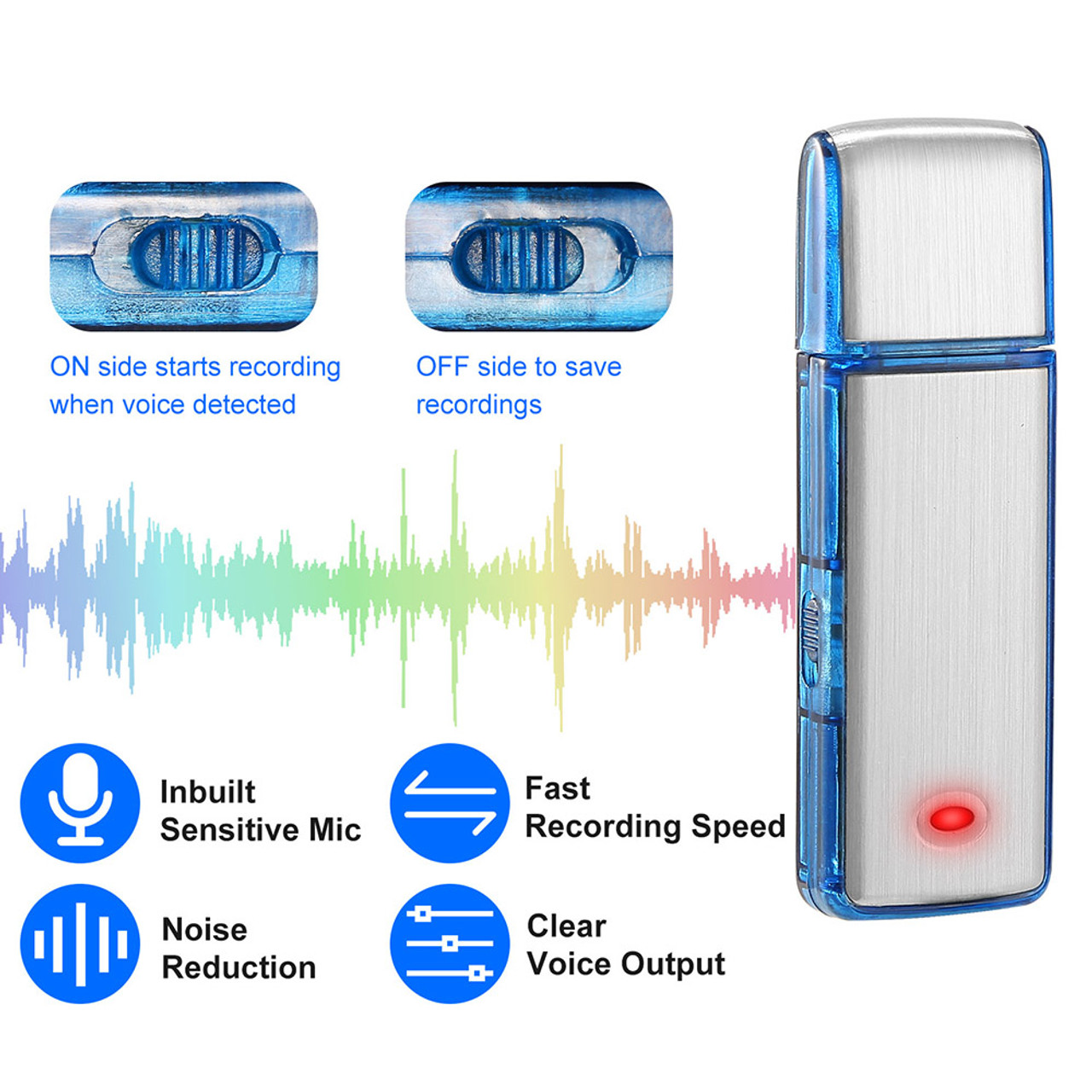 iMounTEK USB Mini Voice Recorder product image